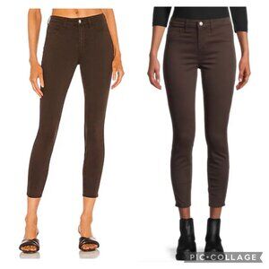 L'Agence‎ Margot High Rise Skinny  Jeans Womens Size 25 Cocoa